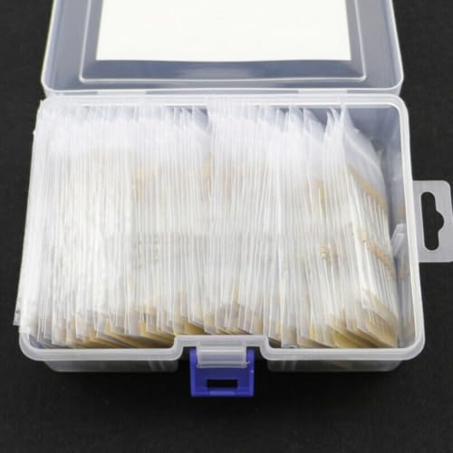 Kit de resistencia electrónica 1460pcs 73 valores 1/4W película de metal 1% tolerancia para proyectos Arduino Circuito Prototipado Enseñanza Experimentos