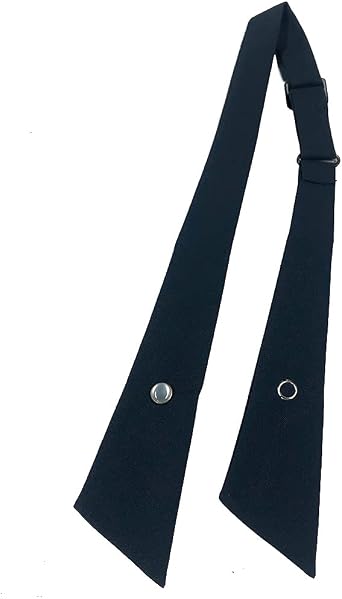 Mantieqingway School Uniform Pre Tied Bows for Girls Women Solid Color Adjustable Criss-Cross Bowtie