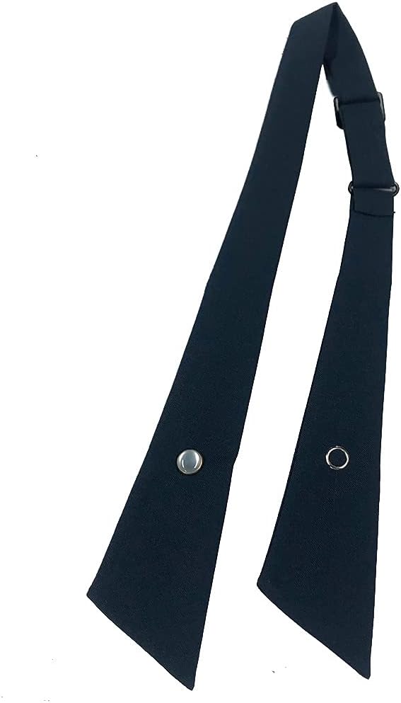 Mantieqingway School Uniform Pre Tied Bows for Girls Women Solid Color Adjustable Criss-Cross Bowtie