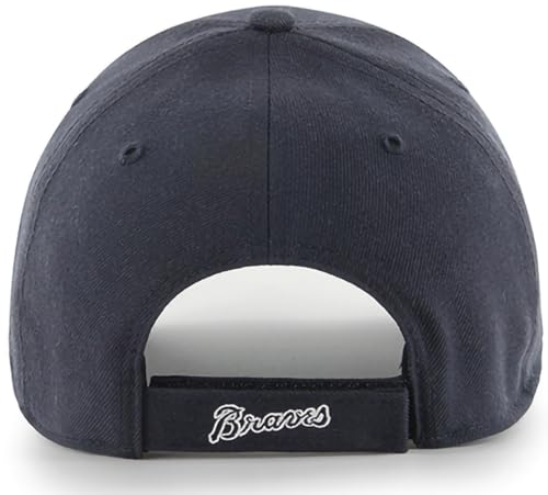 47 Brand MLB Team Color Primary Logo MVP Adjustable Structure Baseball Cap Hat, Adult One Size Fits All