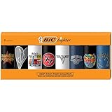 BIC Special Edition Rock Bands Series Maxi Pocket Lighters, Smashing Pumpkins, Foo Fighters, Nirvana, Van Halen, Set of 8 Lighters