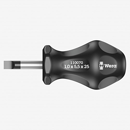 Wera 336 Stubby 5.5 x 25mm Slotted Screwdriver