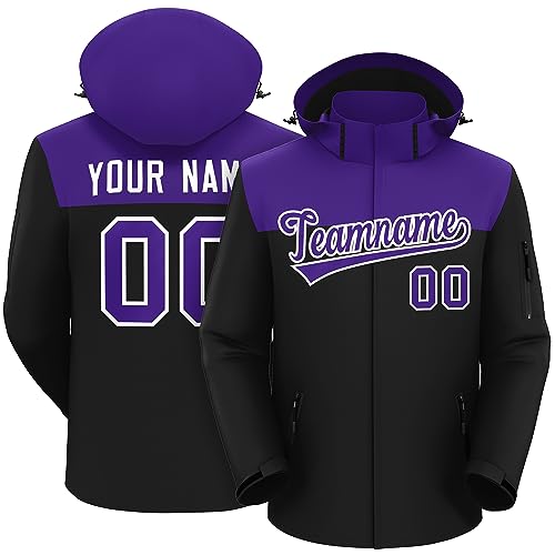 KXK Custom Jackets for Men Women Design Your Own Windbreaker Stitch Personalzied Hoodie with Name Number Logo