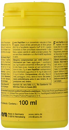 sera Reptifiber 100 ml (45 g) - Het heerlijke vezelconcentraat voor extra vezels, landschildpadvoer - Afbeelding 3