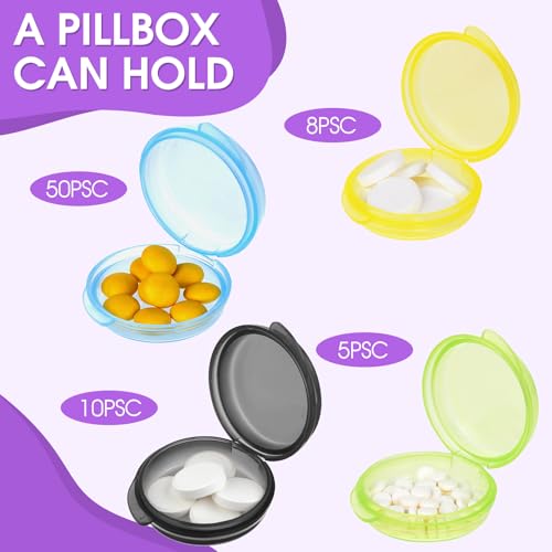 Distributeur de médicaments portable, lot de 35 mini boîtes étanches pour sac - 5