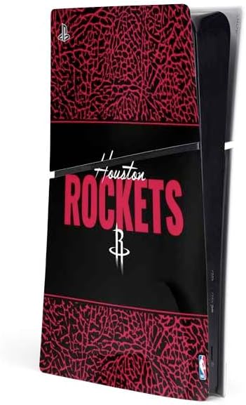 Skinit Decal Gaming Skin Compatible with PS5 Slim Digital Edition Console - Officially Licensed NBA Houston Rockets Elephant Print Design