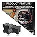 4PCS Rubber Coil Spring Spacers,Heavy Duty Front Coil Spring Booster Kit for 1