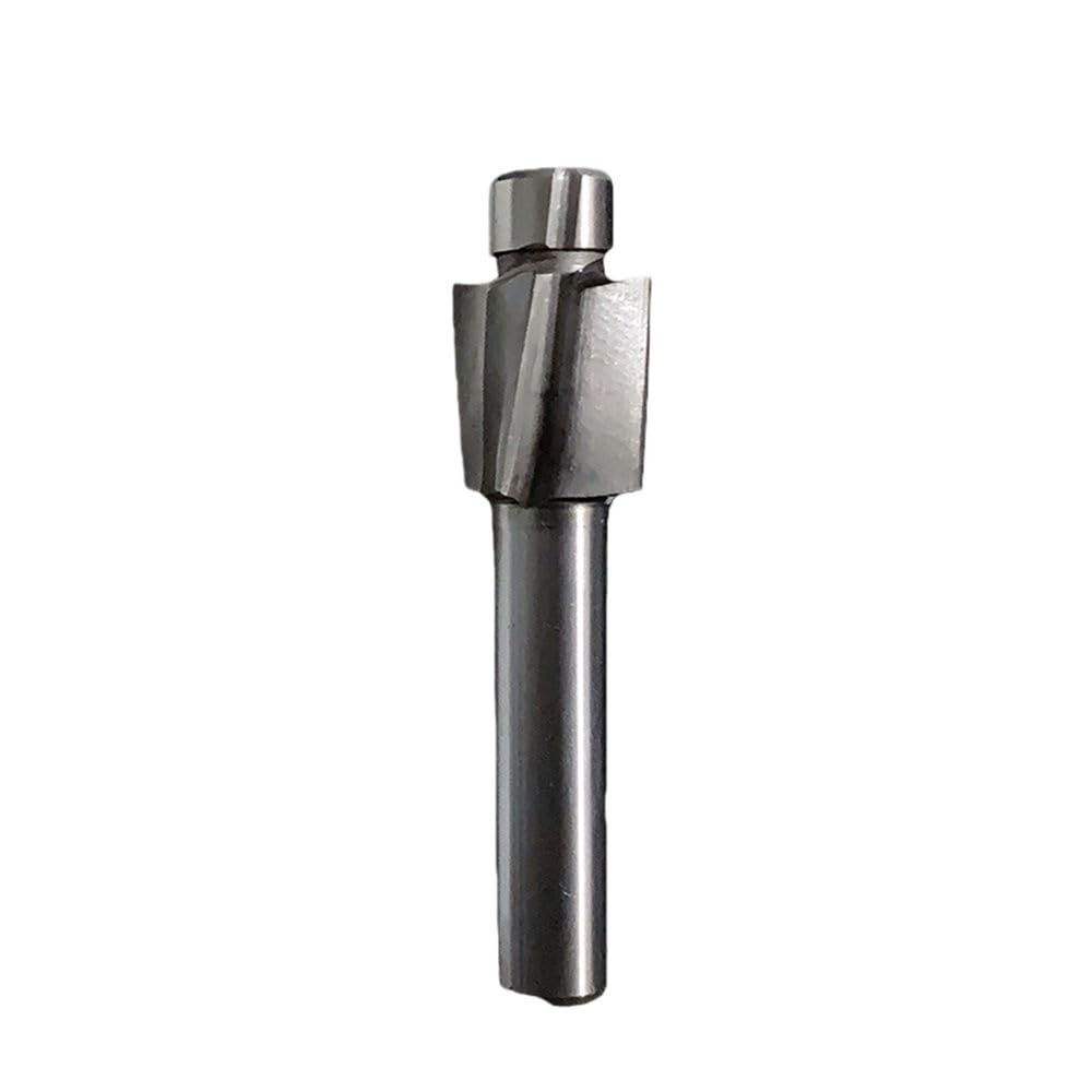 Fresa per svasatura pilotata opzionale di dimensioni M3-M20, utensile per svasatura di fori per bulloni piatti in HSS, punta per fresa a 4 scanalature, M16x32