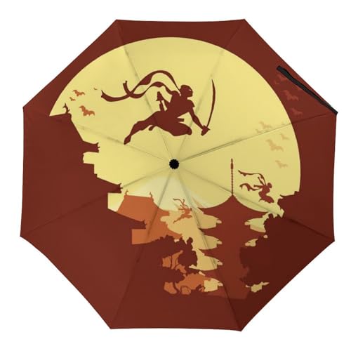 Parapluie pliant automatique et compact pour voyage homme et femme