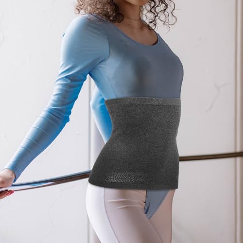 Faja lumbar cálida y resistente gris talla grande miniatura 7