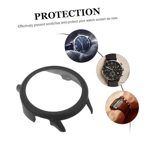 Funda de reloj de PC antichoque con cristal templado para Garmin 3