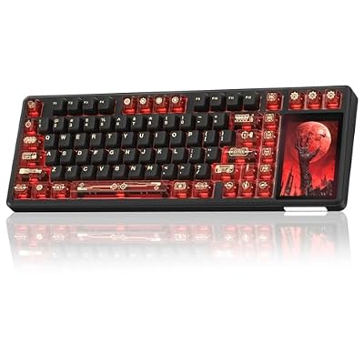 Aula L99 Wireless Mechanical Gaming Creamy Keyboard with Smart Touch Screen