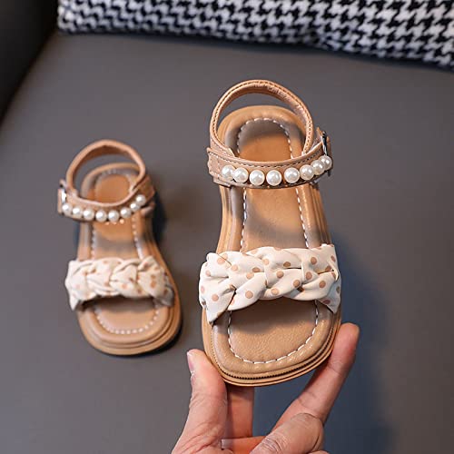 Generic Girls' Princess Sandals Summer Girls' Beach Shoes 16 Years Old 3 Summer Soft Sole Non Slip Toddler Summer Shoes Girls4
