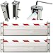Front Door Flood Barrier Garage Flood Protection Flood Protection Baffle Flood Defence Barriers For Garage Doors Quick Response Flood Barrier For Storms(L 200CM,H 40CM)