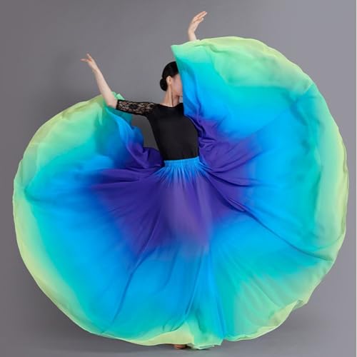Jupe longue de danse du ventre pour spectacles de danse classique