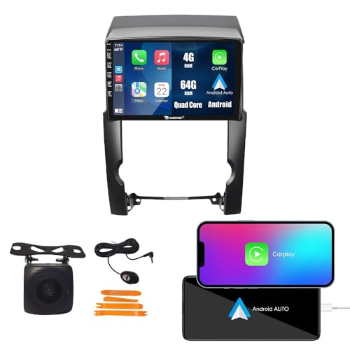 Kunfine Car CarPlay Android Auto Navigation Stereo GPS Radio Reverse Camera Display 10