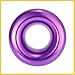 REPAIROCK 3inch Inlet Aluminum Alloy Bellmouth Velocity Stack Adapter Car Modified Turbo Air Intake Horn Air Inlet Decorative Cover Purple Auto Replacement Parts