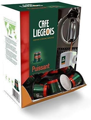 Café Liégeois Nespresso Capsules, Nespresso Compatible Capsules with every Single Serve Coffee Maker Nespresso OriginalLine Machines, 50 Pods, PUISSANT Strong & Intense Nespresso Espresso Capsules …