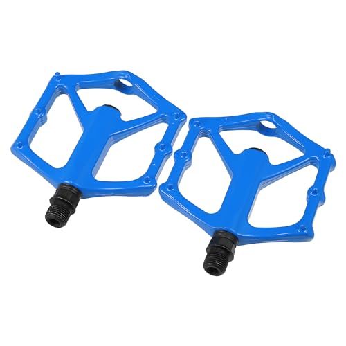 Repose-pieds plats anti-glisse en aluminium bleu pour résoudre les pertes d'appui à vélo