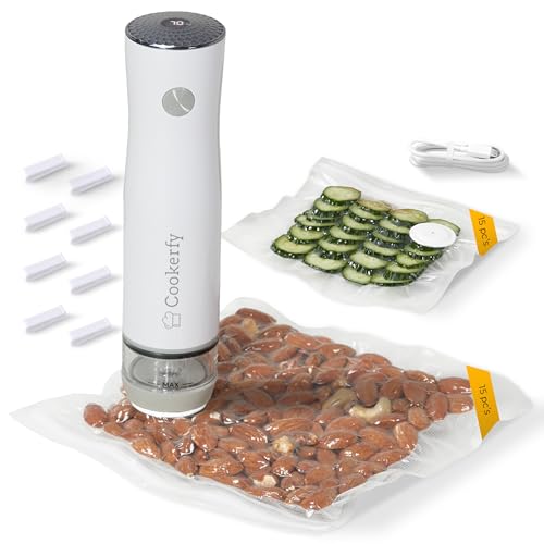 Cookerfy Handheld Vacuum Sealer with Digital Display