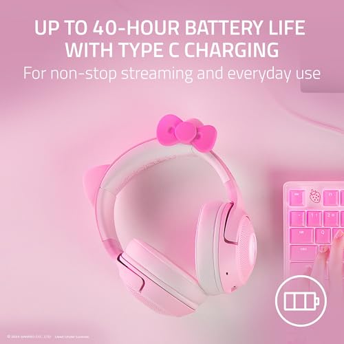Razer Kraken Kitty V2 BT Wireless RGB Headset Hello Kitty & Friends Edition の商品画像 6