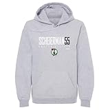 500 LEVEL Baylor Scheierman Boston Celtics Men's Hoodie Sweatshirt - Baylor Scheierman Boston Celtics Elite WHT (Gray, Large)