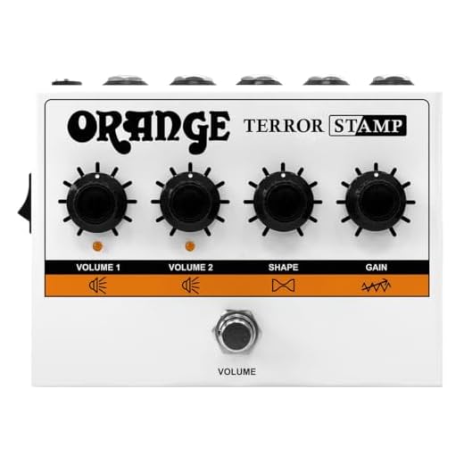 FX PEDALS. ORANGE Pedal fuzz TERROR STAMP.