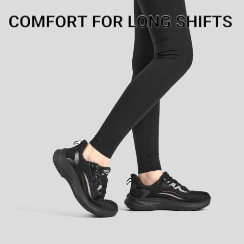 Image of Treesky Non Slip Work Shoes for Women, Restaurant & Kitchen Sneakers