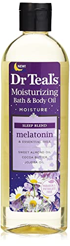 Dr Teal's Melatonin Essential Oil Moisturizing Bath & Body Oil 8.8Oz #TOP4
