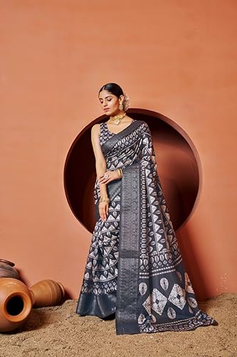 Image of GRECIILOOKS Women Saree | Women Saree | woman Silk Banarasi Saree