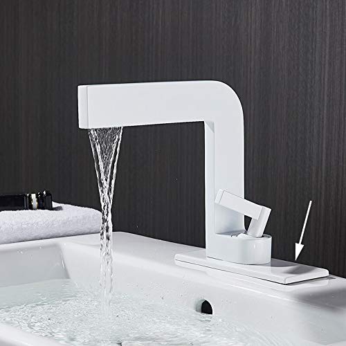 Robinet mitigeur d'eau froide et chaude anti-trace pour lavabo et vasque de salle de bain