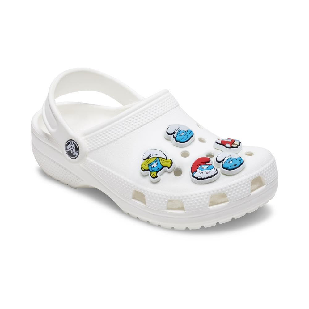 Crocs Unisex Smerfy 5 sztuk zawieszek do butów, jeden rozmiar, wielobarwny, Rozmiar Uniwersalny