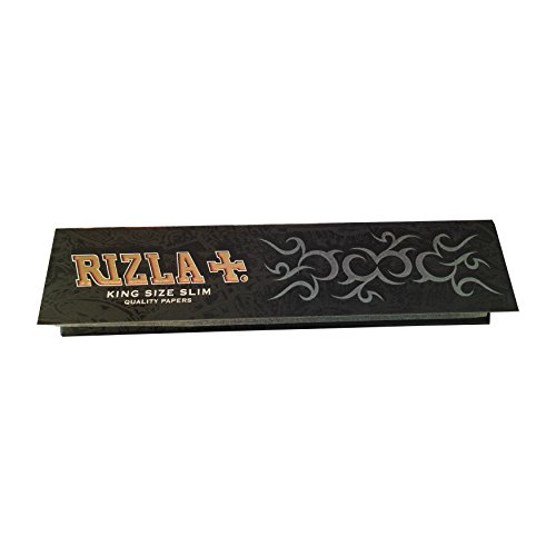 Rizla Black King Size Slim Ultra Thin Quality Rolling Papers 10 Packets