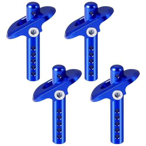 Poteaux de carrosserie Arrma pour session bashing extrême MORLORDY aluminium CNC bleu