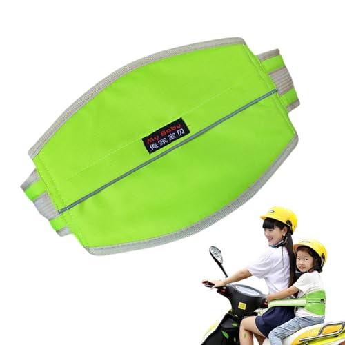 Cintura di sicurezza per moto per bambini, imbracatura di sicurezza regolabile, cintura di sicurezza traspirante con fibbia per bambini