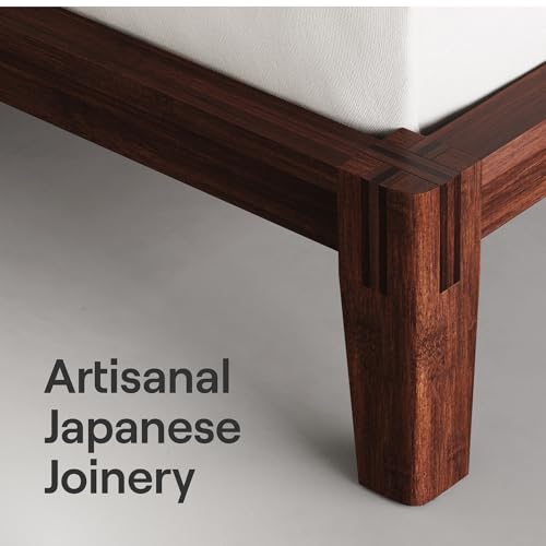 Image of Nectar Bamboo Headboard - Queen - Walnut - Attachable to Bamboo Bed Frame (Sold Seperately) - Easy Tool Free Set Up - Contemporary and Durable