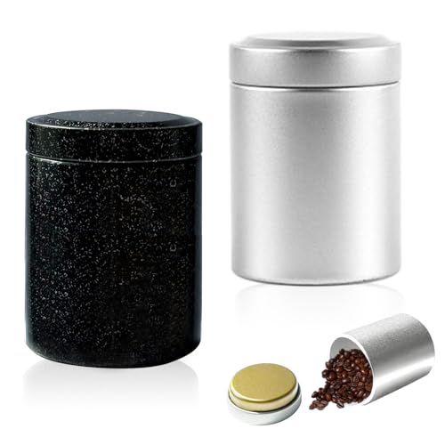 SHENYI 2Pcs Smell Proof Storage Jar Portable Smell Proof Airtight Bottle Multiuse Container Container For Spices Coffee Teas Traveling Storage 70ml