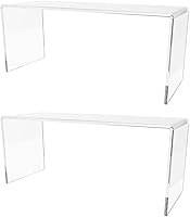 Vista 14 de Marketing Holders Soporte de exhibición de acrílico cuadrado transparente de 8 pulgadas para encimera de plexiglás decorativo, sin plataforma