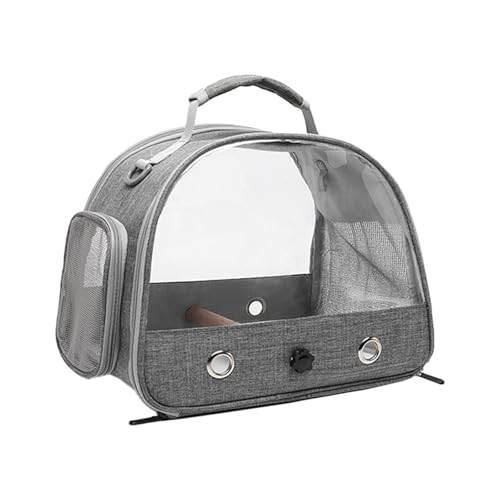 con su diseño pliege tu en casa con esta caja de almacenamiento transparente cómoda y transpirable. La bolsa protectora es intuitiva, ofreciendo un viaje gratuito tanto para los pájaros como para