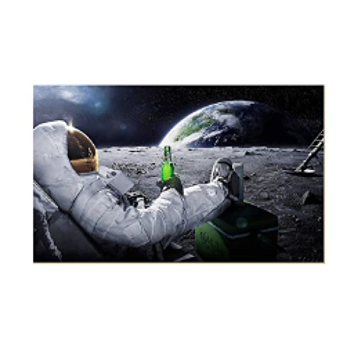 Peinture astronautes lune inspirante pour créer un espace relaxant