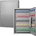 Barska Steel 150 Key Cabinet Organizer – Locking Wall Mount Safe with Numbered Hooks, Index Sheet & Key Tags for Business or Office Security