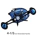 Piscifun Perseus Left Handed Low Profile Baitcasting Reel - Dual Brakes, 18.5LB Carbon Fiber Drag Baitcasting Fishing Reels, Incredible Smooth Baitcaster Reel
