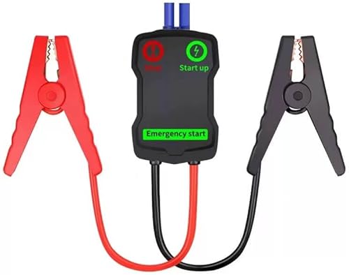 XINCOL SM901 200A Starting Current 400A Peak Current Smart Fully Protected 14 inch Intelligent EC5 Connector Emergency Alligator Clamp for 12V Jump Starter Battery Pack