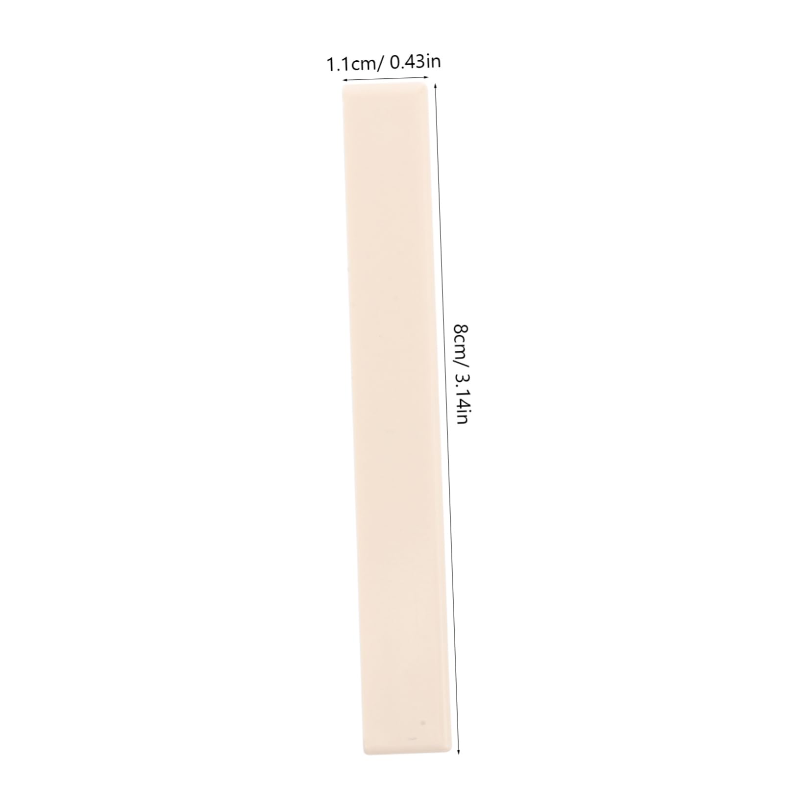 ifundom Classical Guitar Bridge Saddle Plastic Guitar Bridge Replacement Accessory