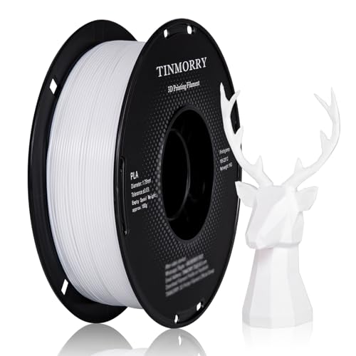 TINMORRY PLA Filament 1.75mm, Schnelles PLA 3D Druck Filament, Kompatibel mit den meisten FDM 3D...