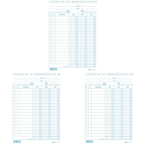 - E3173BL - 100 schede blu f.to 17x12 Confezione da 3