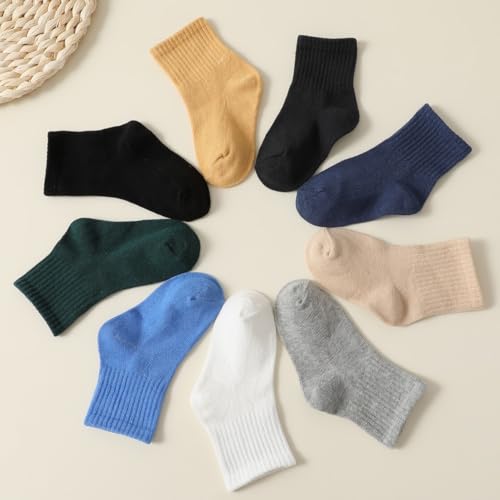 Socks for Girls 20-Pack Soft Lightweight for Unisex Baby Boy and Girl Durable and Breathable Comfortable Ankle Sock4