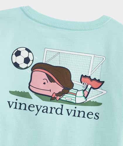 vineyard vines Girls' Soccer Player Whale Long-Sleeve Pocket Tee3