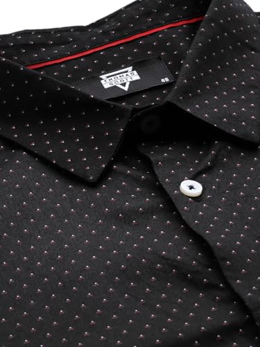 Image of Thomas Scott Men's | Plus Size | Printed | Regular Fit | 100% Cotton | Long Sleeve | Formal | Shirt for Men