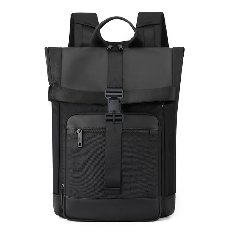 Well Fire backpack Nylon Zipper Closure Type with 35 Liter Capacity Bag_1097_Black-image-34